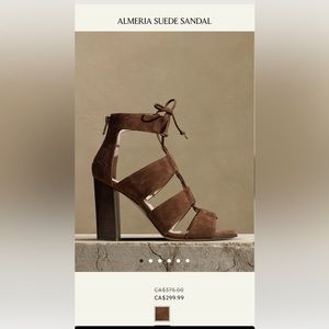 ALMERIA SUEDE SANDAL // Sz 8 // BNWOT